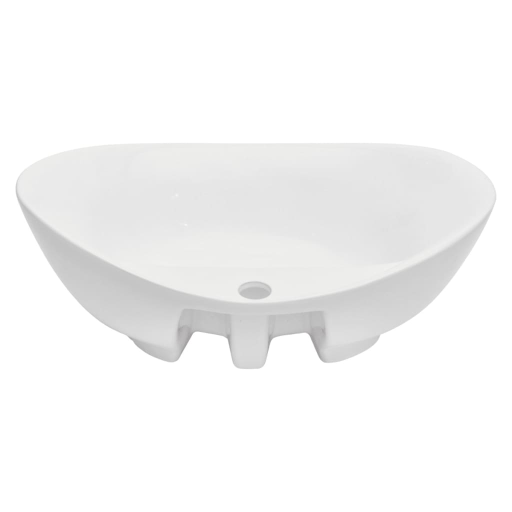 Three Piece Bathroom Furniture Set Ceramic Grey