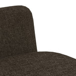 Dining Chairs 4 pcs Brown Fabric