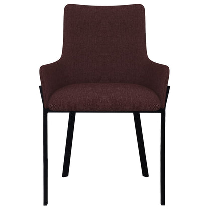 Dining Chairs 4 pcs Wine Fabric