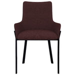 Dining Chairs 4 pcs Wine Fabric