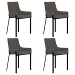 Dining Chairs 4 pcs Taupe Fabric
