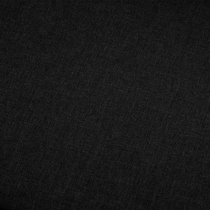 Corner Sofa Black Fabric