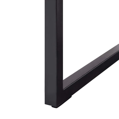 Corner Sofa Black Fabric