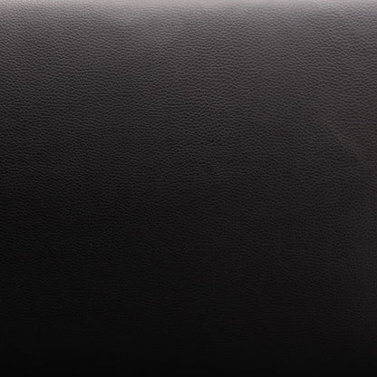 Corner Sofa Faux Leather Black