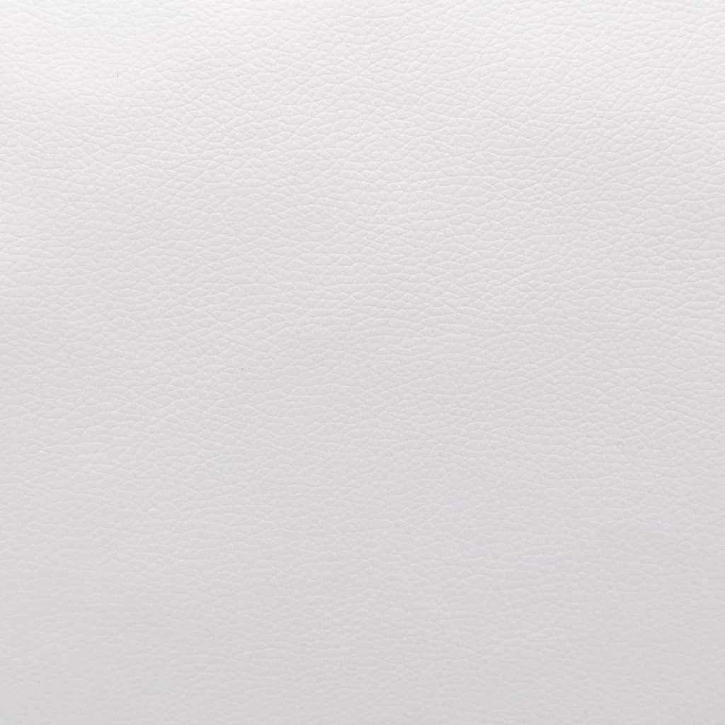 Corner Sofa Faux Leather White