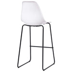 3 Piece Bar Set Plastic White