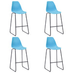 5 Piece Bar Set Plastic Blue