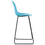 5 Piece Bar Set Plastic Blue