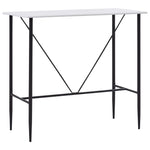 5 Piece Bar Set Plastic White