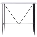 5 Piece Bar Set Plastic White