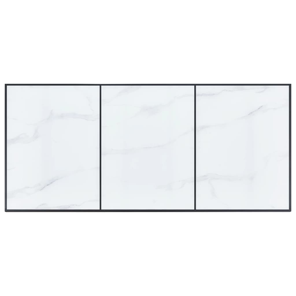 9 Piece Dining Set Black Faux Leather