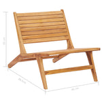 Garden Chair Solid Teak Wood