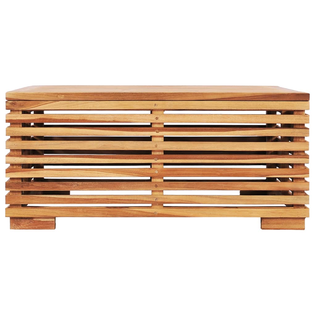Garden Table 69.5x69.5x31 cm Solid Teak Wood