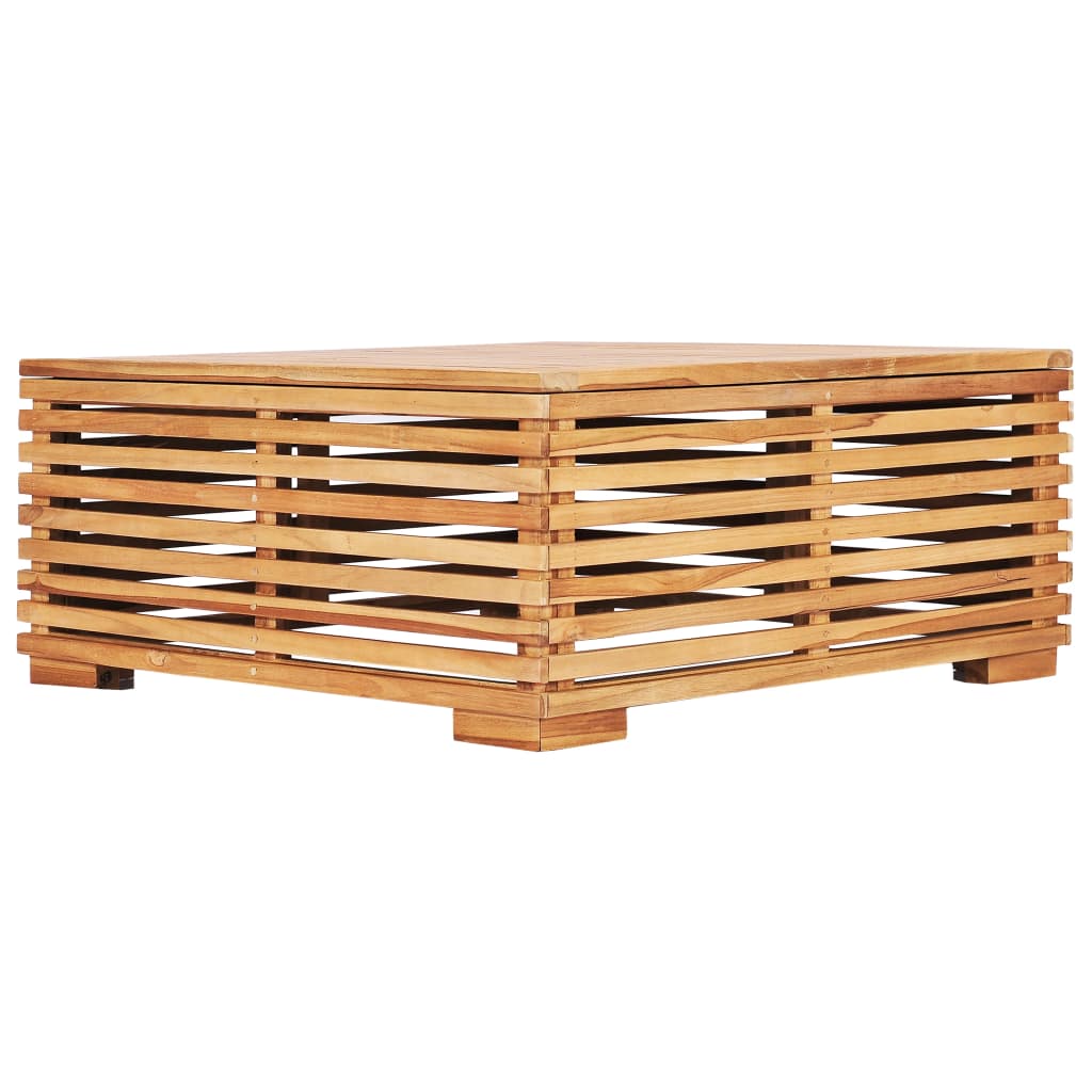 Garden Table 69.5x69.5x31 cm Solid Teak Wood