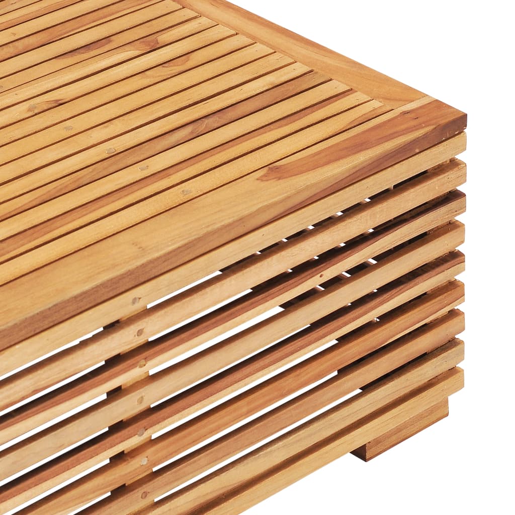 Garden Table 69.5x69.5x31 cm Solid Teak Wood
