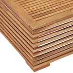 Garden Table 69.5x69.5x31 cm Solid Teak Wood
