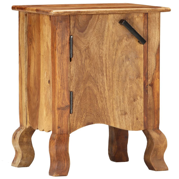  Bedside Cabinet 40x30x50 cm Solid Sheesham Wood