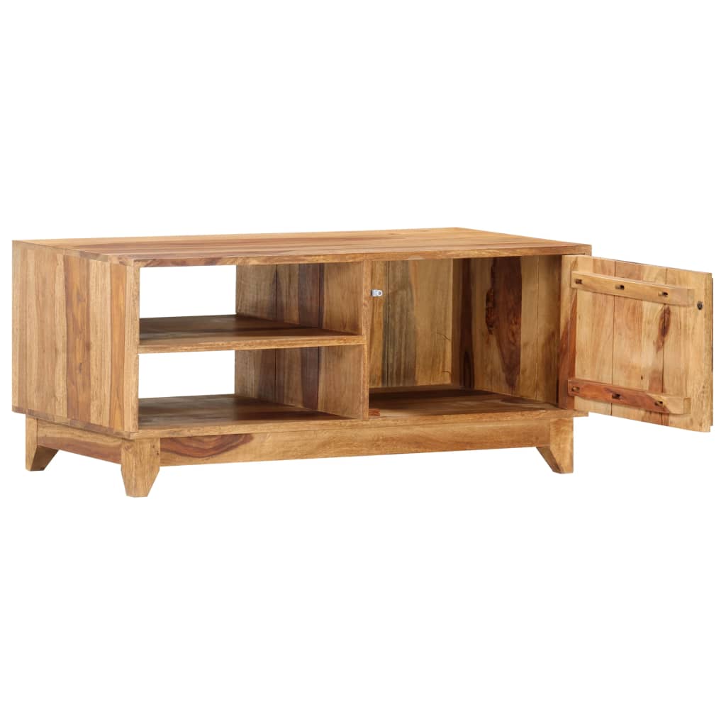 TV Cabinet 90x45x40 cm Solid Sheesham Wood