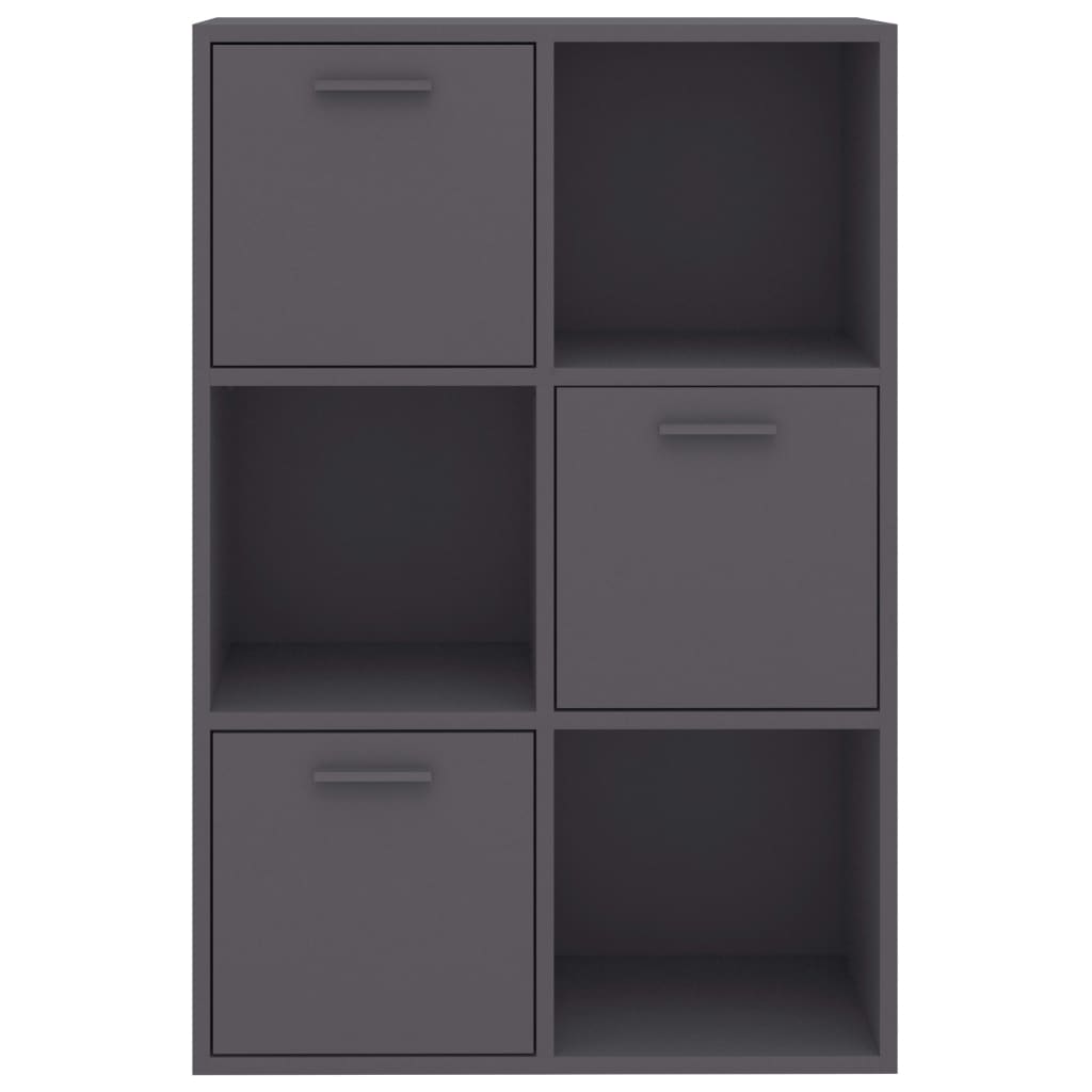 Storage Cabinet Grey 60x29.5x90 cm Chipboard