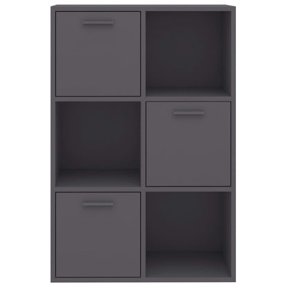 Storage Cabinet Grey 60x29.5x90 cm Chipboard