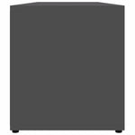 TV Cabinet Grey 120x34x37 cm Chipboard