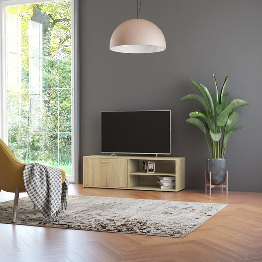 TV Cabinet Sonoma Oak 120x34x37 cm Chipboard