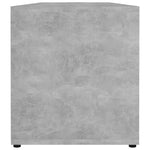 TV Cabinet Concrete Grey 120x34x37 cm Chipboard
