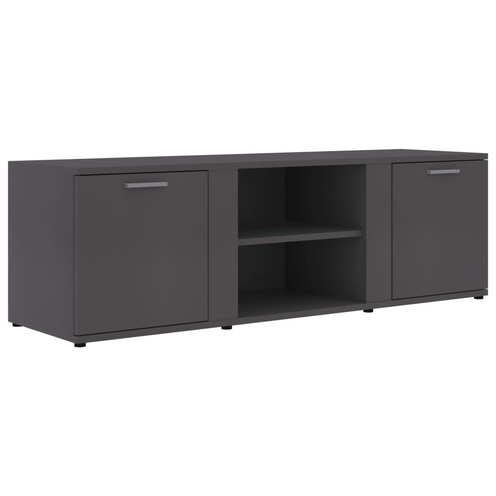 TV Cabinet Grey 120x34x37 cm Chipboard