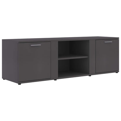 TV Cabinet Grey 120x34x37 cm Chipboard