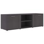 TV Cabinet Grey 120x34x37 cm Chipboard