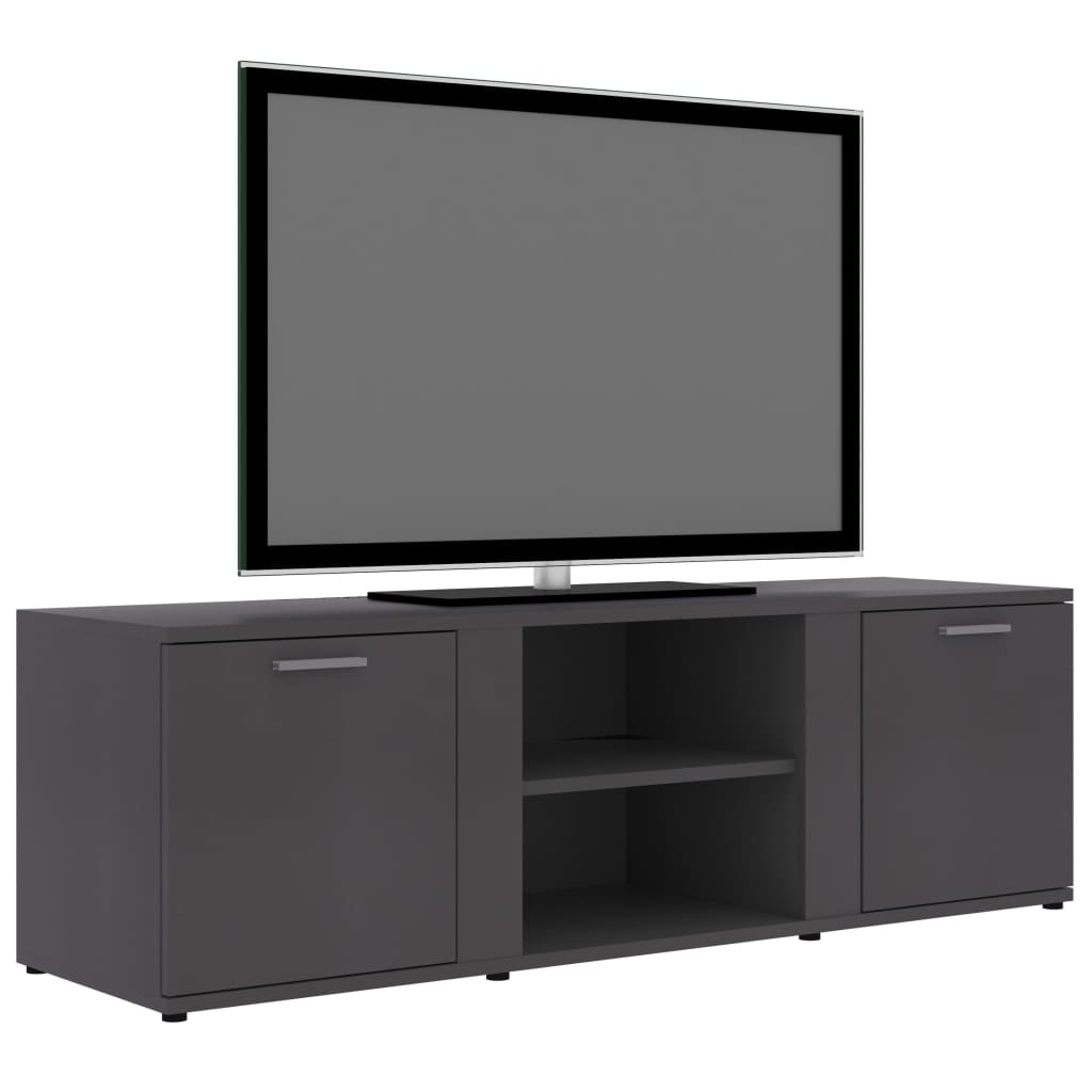 TV Cabinet Grey 120x34x37 cm Chipboard