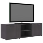 TV Cabinet Grey 120x34x37 cm Chipboard