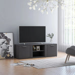 TV Cabinet Grey 120x34x37 cm Chipboard