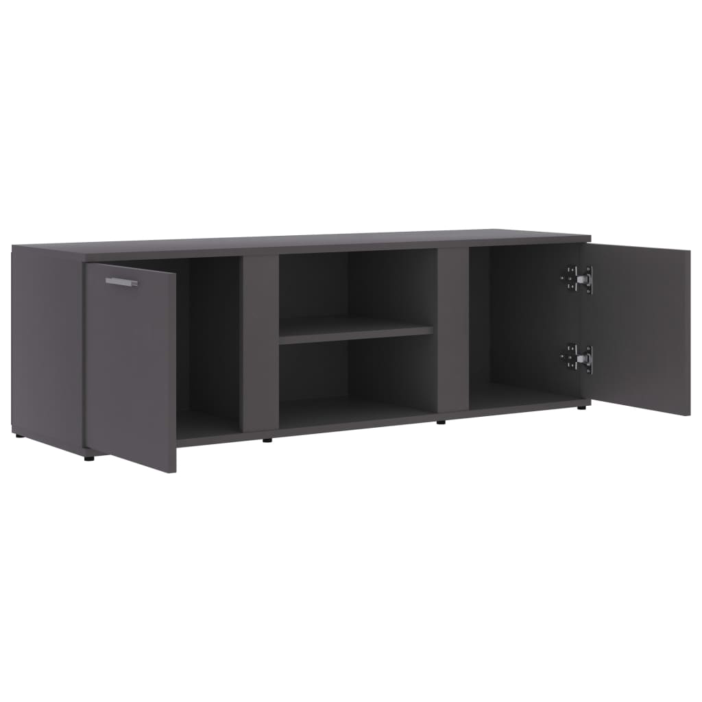 TV Cabinet Grey 120x34x37 cm Chipboard