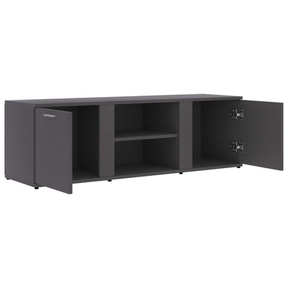 TV Cabinet Grey 120x34x37 cm Chipboard