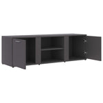 TV Cabinet Grey 120x34x37 cm Chipboard