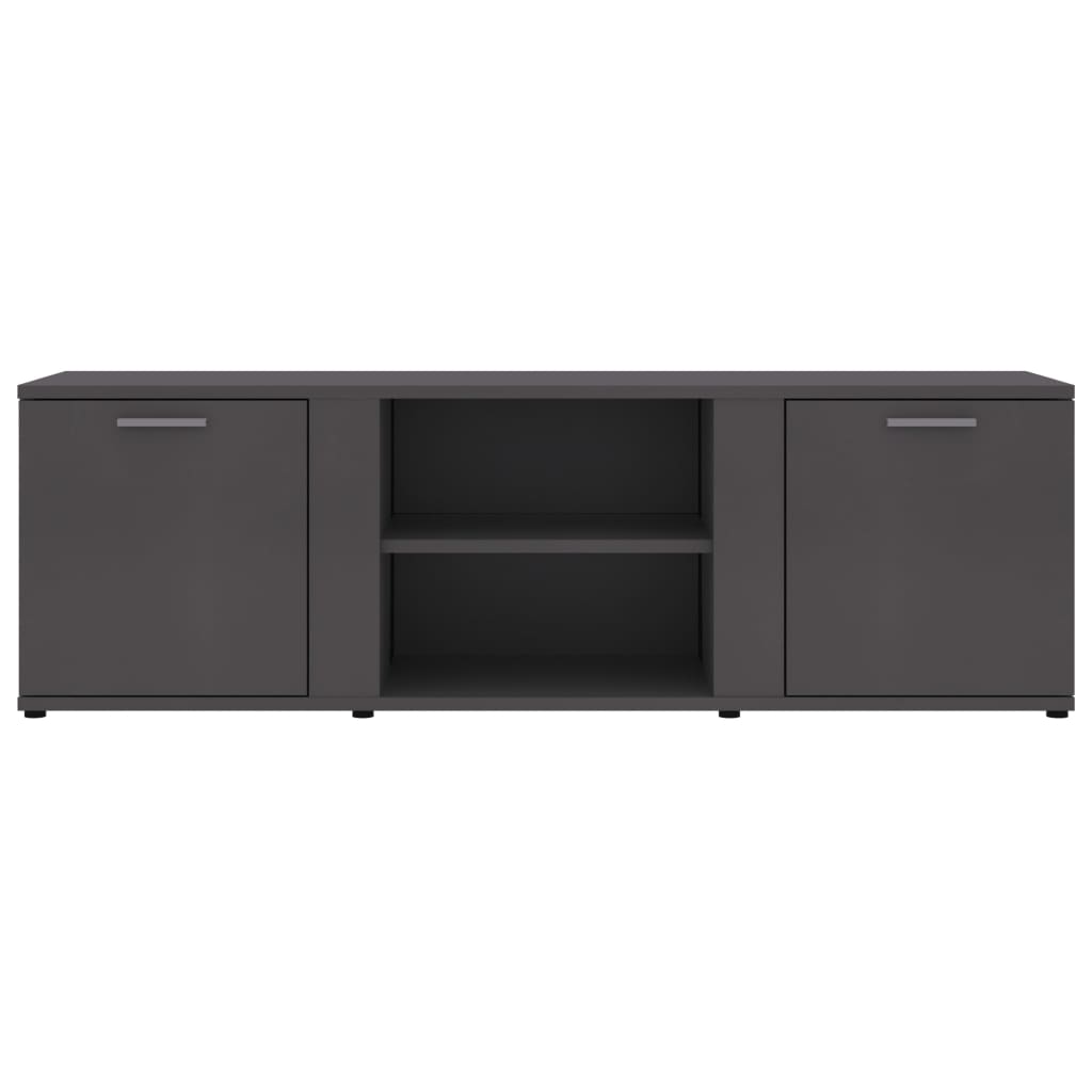 TV Cabinet Grey 120x34x37 cm Chipboard