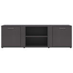 TV Cabinet Grey 120x34x37 cm Chipboard