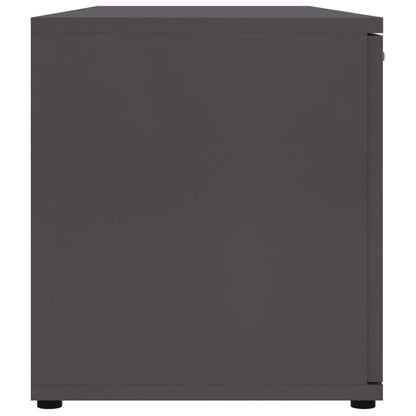 TV Cabinet Grey 120x34x37 cm Chipboard