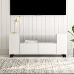 TV Cabinet White 120x35x43 cm Chipboard