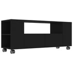 TV Cabinet Black 120x35x43 cm Chipboard