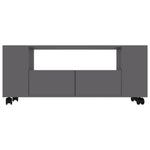 TV Cabinet Grey cm Chipboard