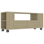 TV Cabinet Sonoma Oak 120x35x43 cm Chipboard