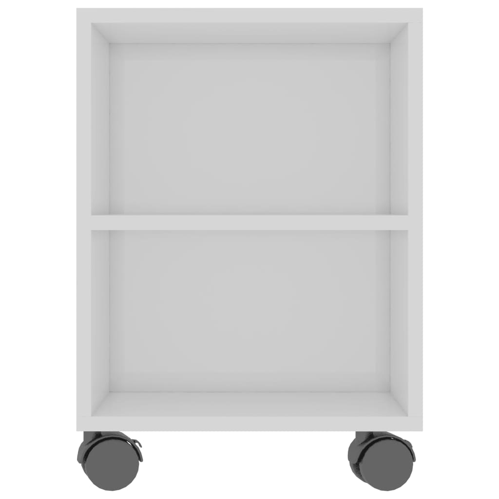 TV Cabinet High Gloss White 120x35x43 cm Chipboard