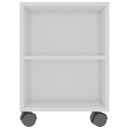 TV Cabinet High Gloss White 120x35x43 cm Chipboard