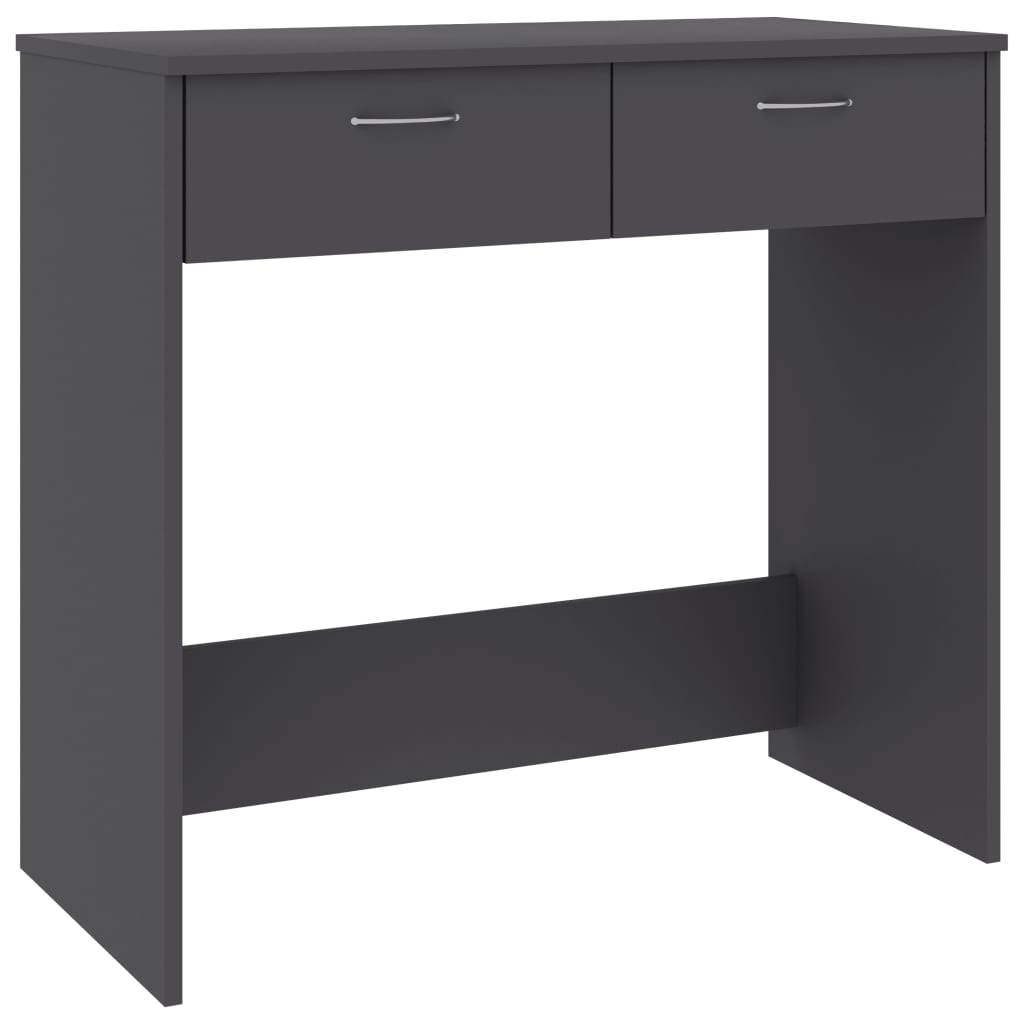 Desk Grey 80x40x75 cm Chipboard