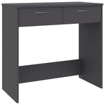 Desk Grey 80x40x75 cm Chipboard
