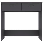 Desk Grey 80x40x75 cm Chipboard