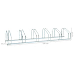 6-Bike Parking Floor Rack 827  Steel