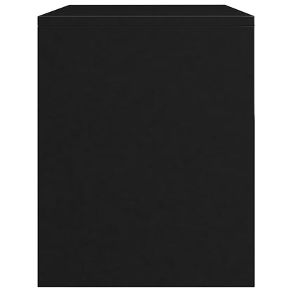 Bedside Cabinets 2 pcs High Gloss Black 40x30x40 cm Chipboard